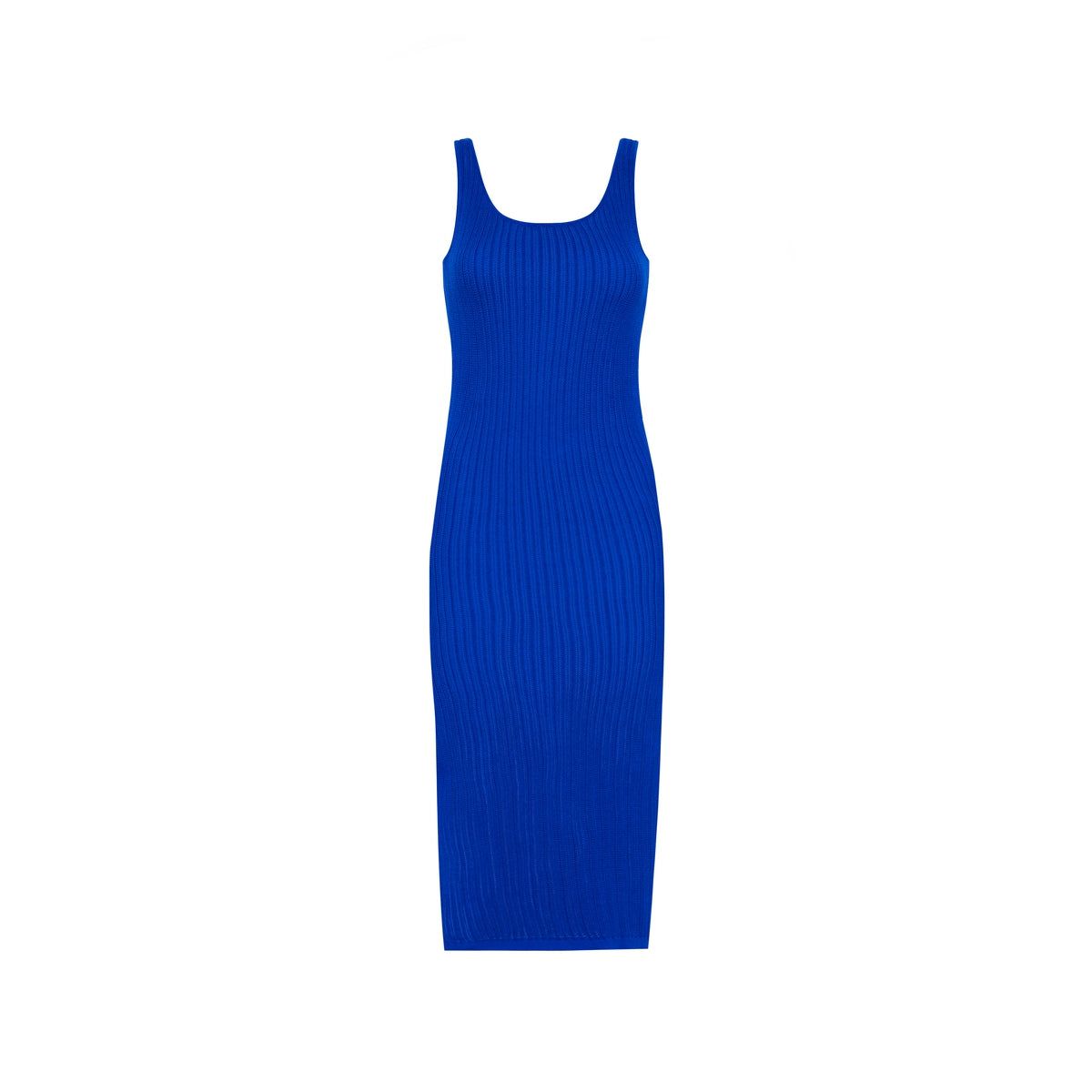 Knit Low-Back Midi Dress - Royal Blue sold by Kulani Kinis