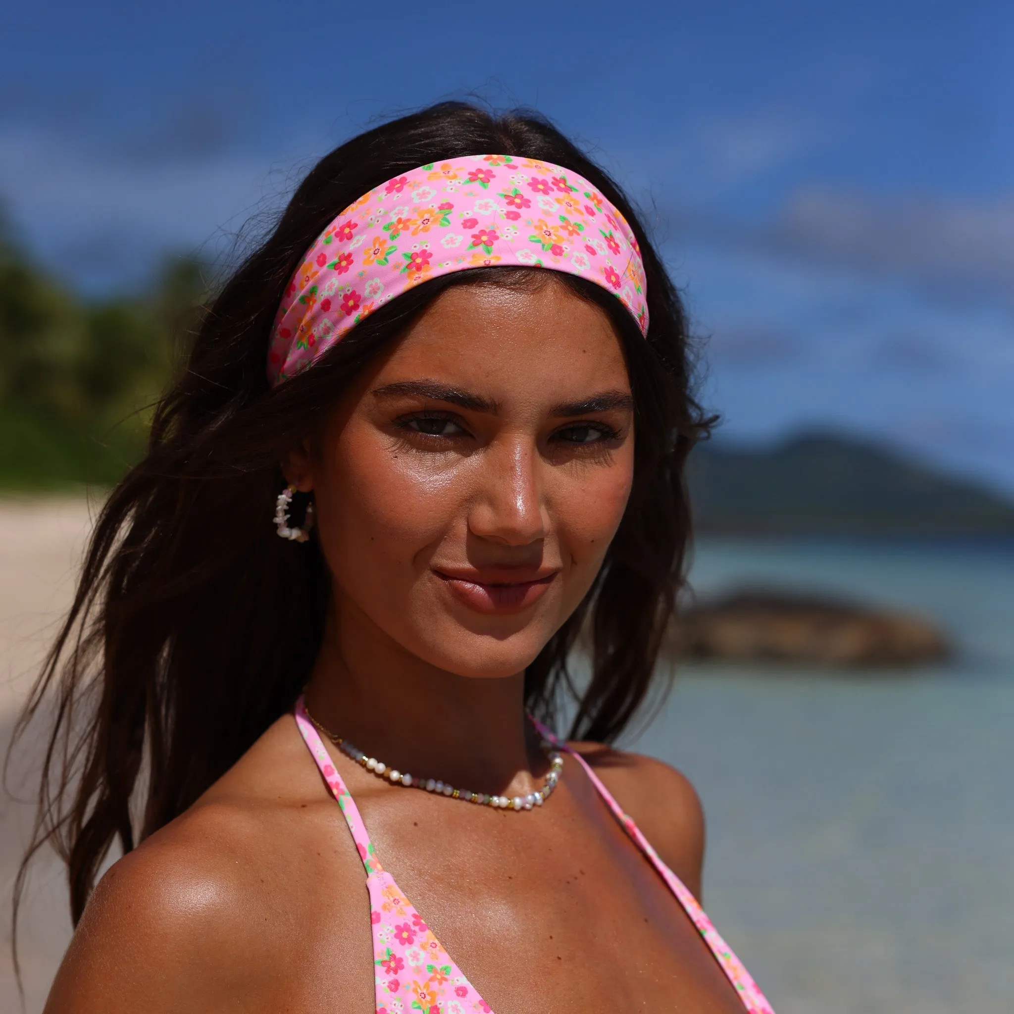 Retro Headband - Frangipani Fever sold by Kulani Kinis product image thumbnail 4