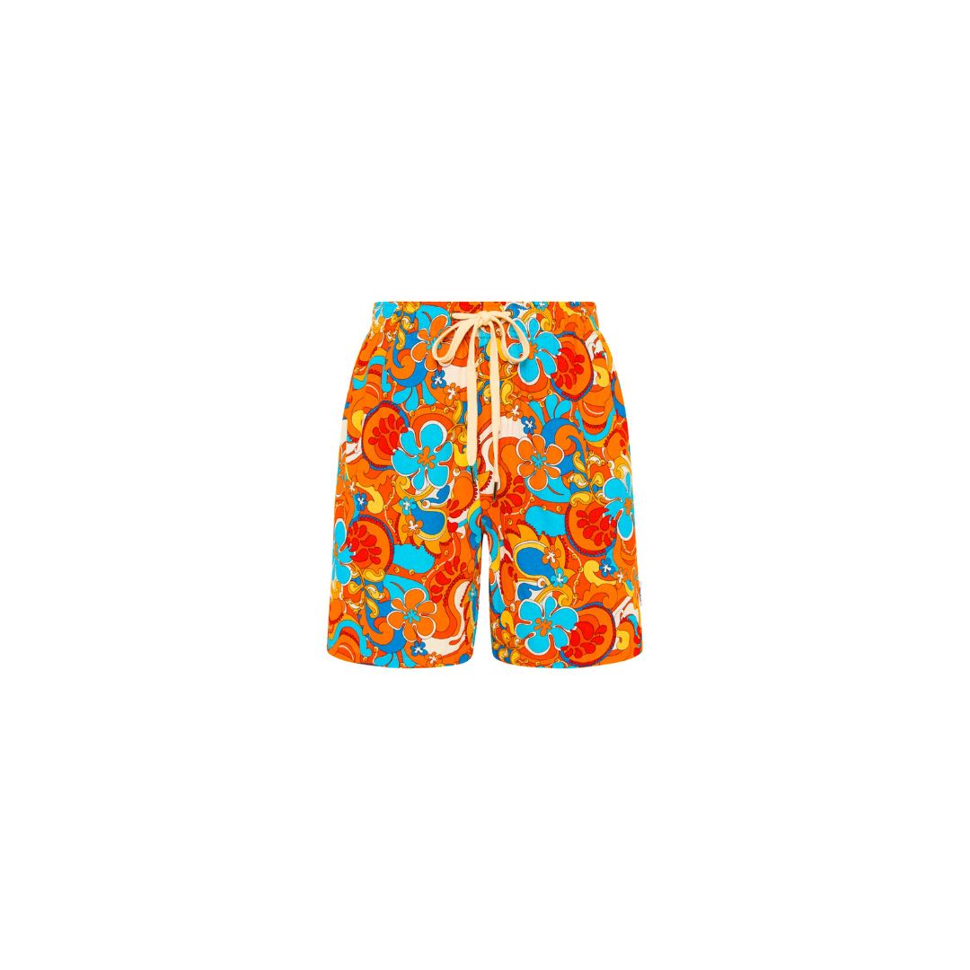 Men's Linen Shorts - Mango Magic sold by Kulani Kinis