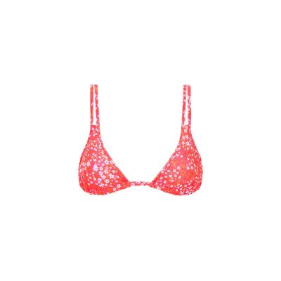 Twin Strap Bralette Bikini Top - Coral Crush sold by Kulani Kinis