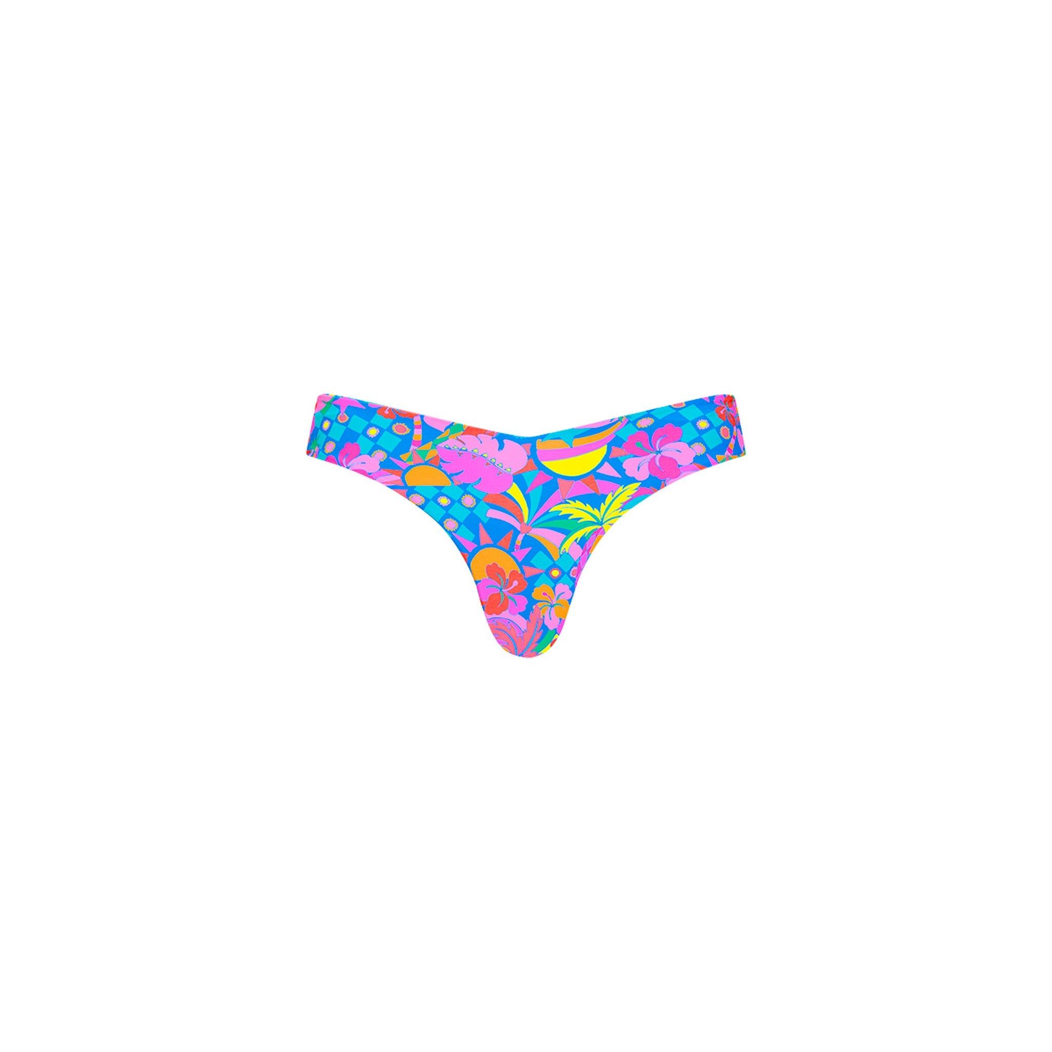 Cheeky V Bikini Bottom - Rio Rainbow sold by Kulani Kinis