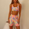 Basic Bike Shorts - Bermuda Bloom sold by Kulani Kinis