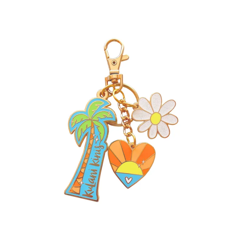 Keychain - Aqua Atomic Daisy sold by Kulani Kinis