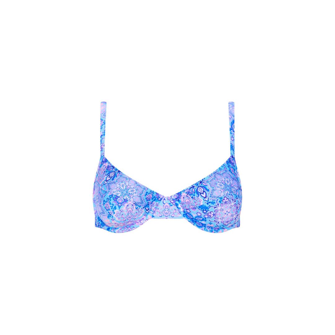 Ditzy Underwire Bra Bikini Top - Santorini sold by Kulani Kinis