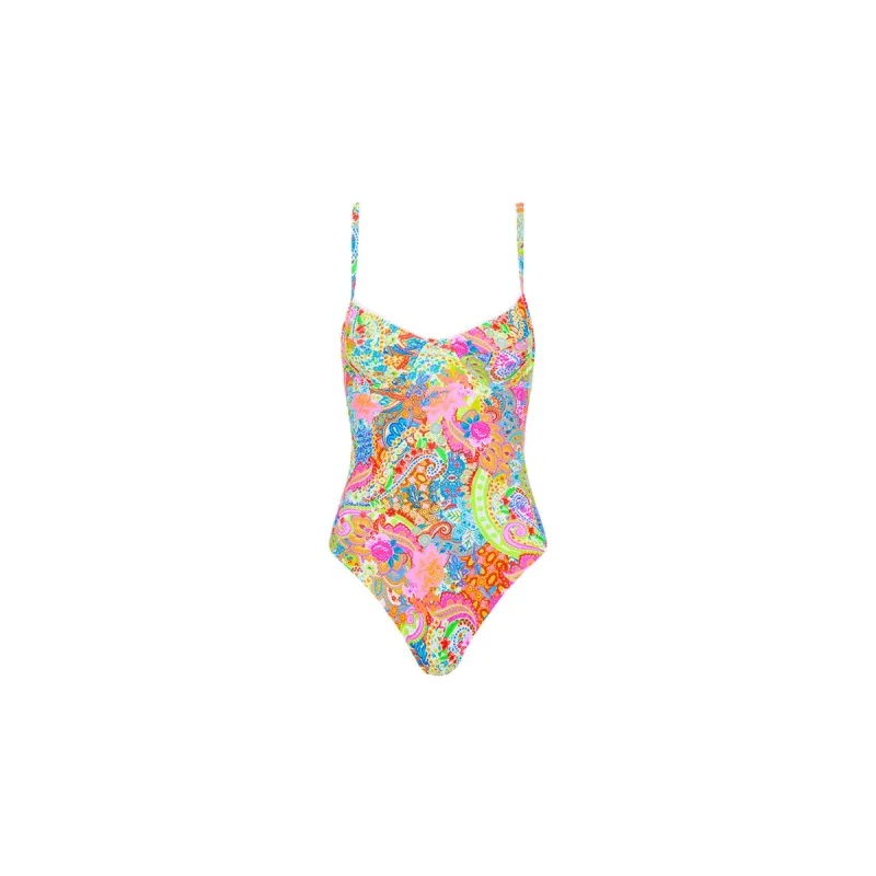 Underwire Cheeky One Piece - Dreamscape sold by Kulani Kinis