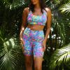 Basic Bike Shorts - Moon Lagoon sold by Kulani Kinis