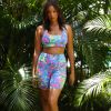 Basic Bike Shorts - Moon Lagoon sold by Kulani Kinis