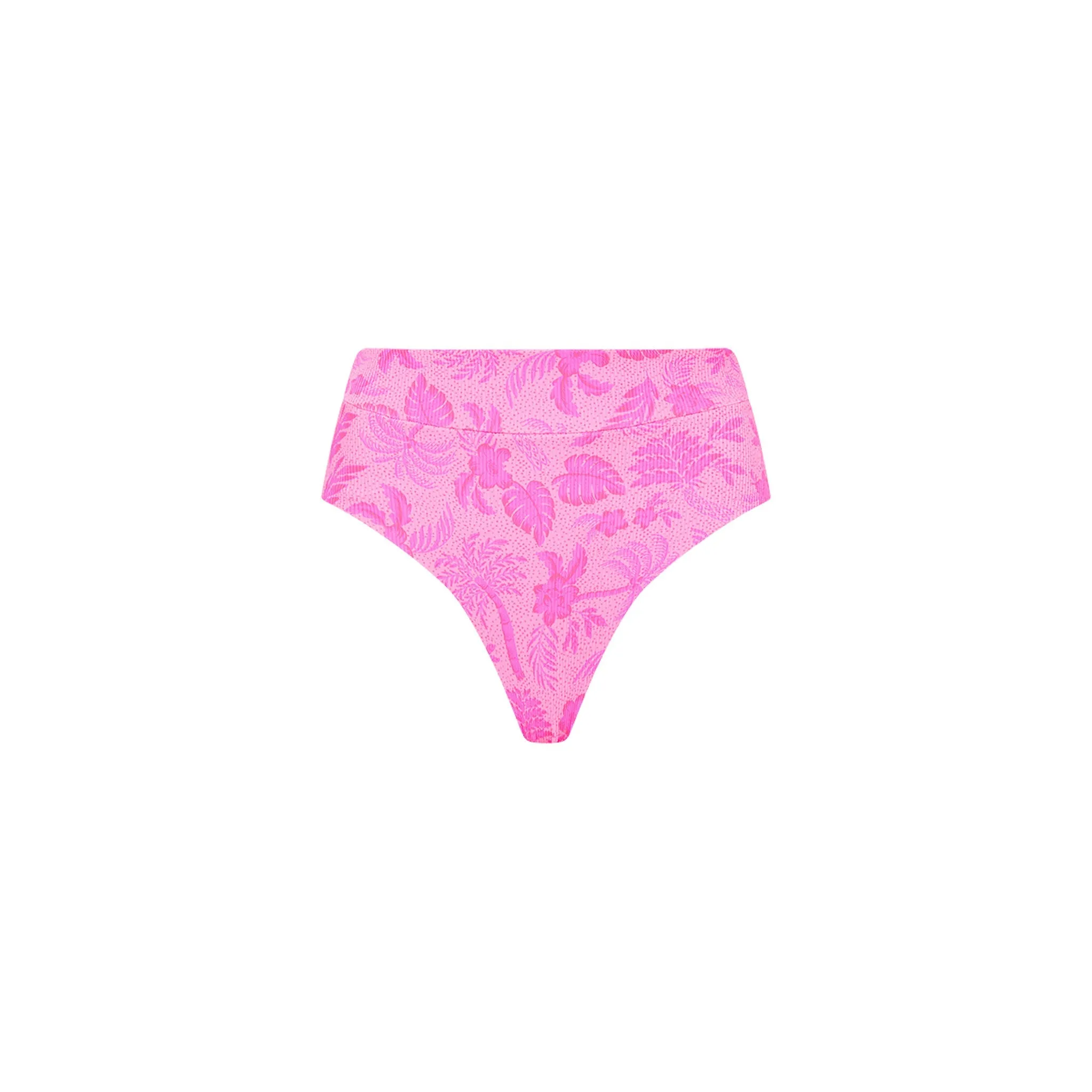 High Hip Cheeky Bikini Bottom - Fuchsia Fever sold by Kulani Kinis