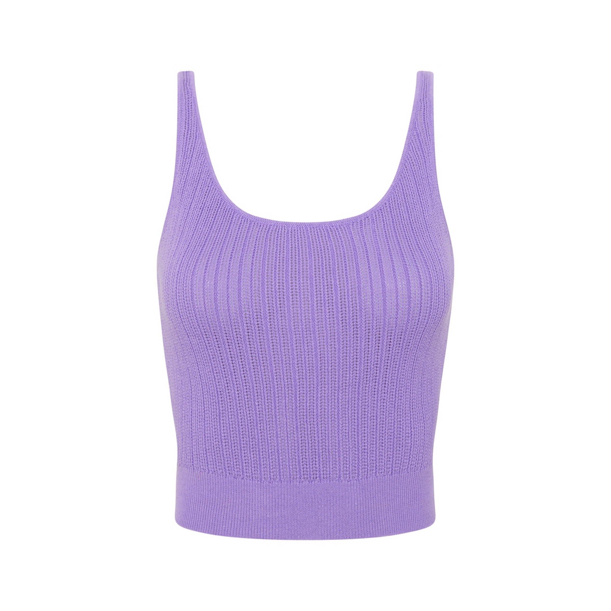 Casual Knit Tank Top - Lavender sold by Kulani Kinis