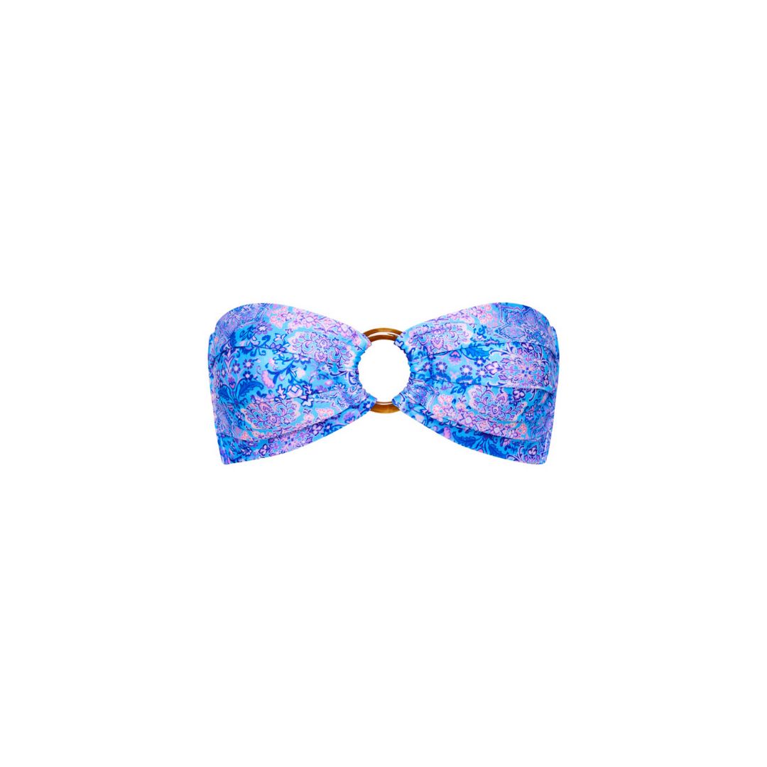 Strapless Bandeau Bikini Top - Santorini sold by Kulani Kinis