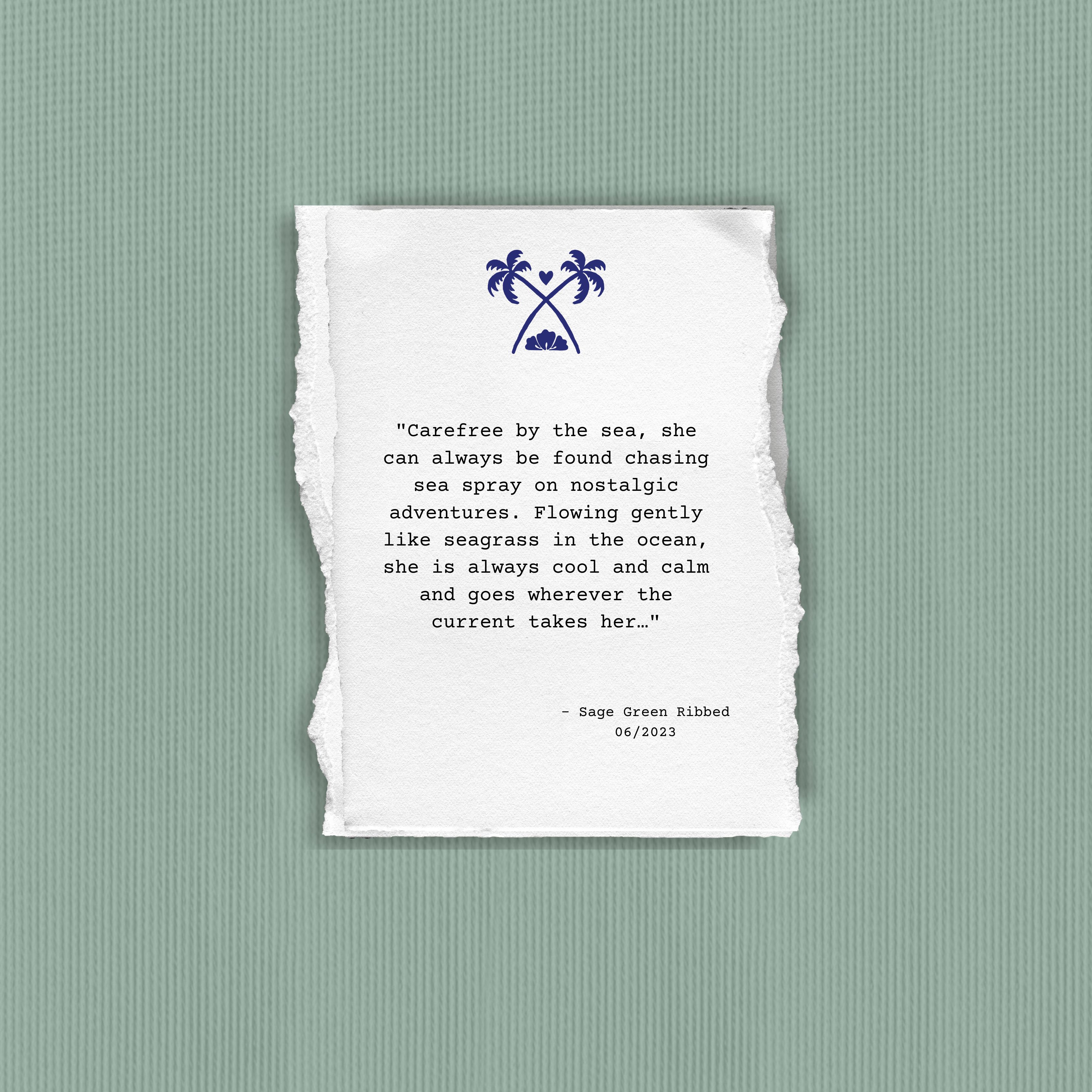 Retro Y Thong Bikini Bottom - Sage Green Ribbed sold by Kulani Kinis product image thumbnail 9