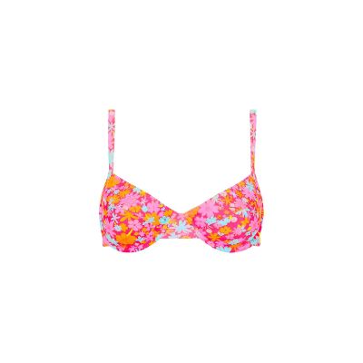 Ditzy Underwire Bra Bikini Top - Raspberry Rosé sold by Kulani Kinis