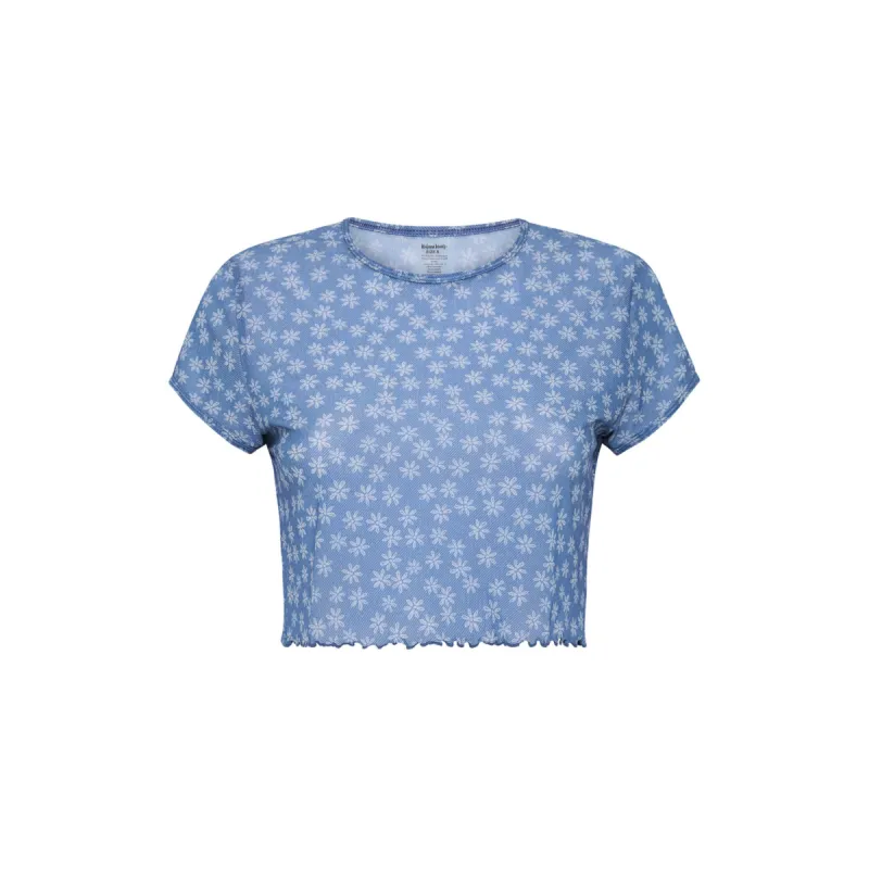 Mesh Cropped Tee - Daisy Denim sold by Kulani Kinis