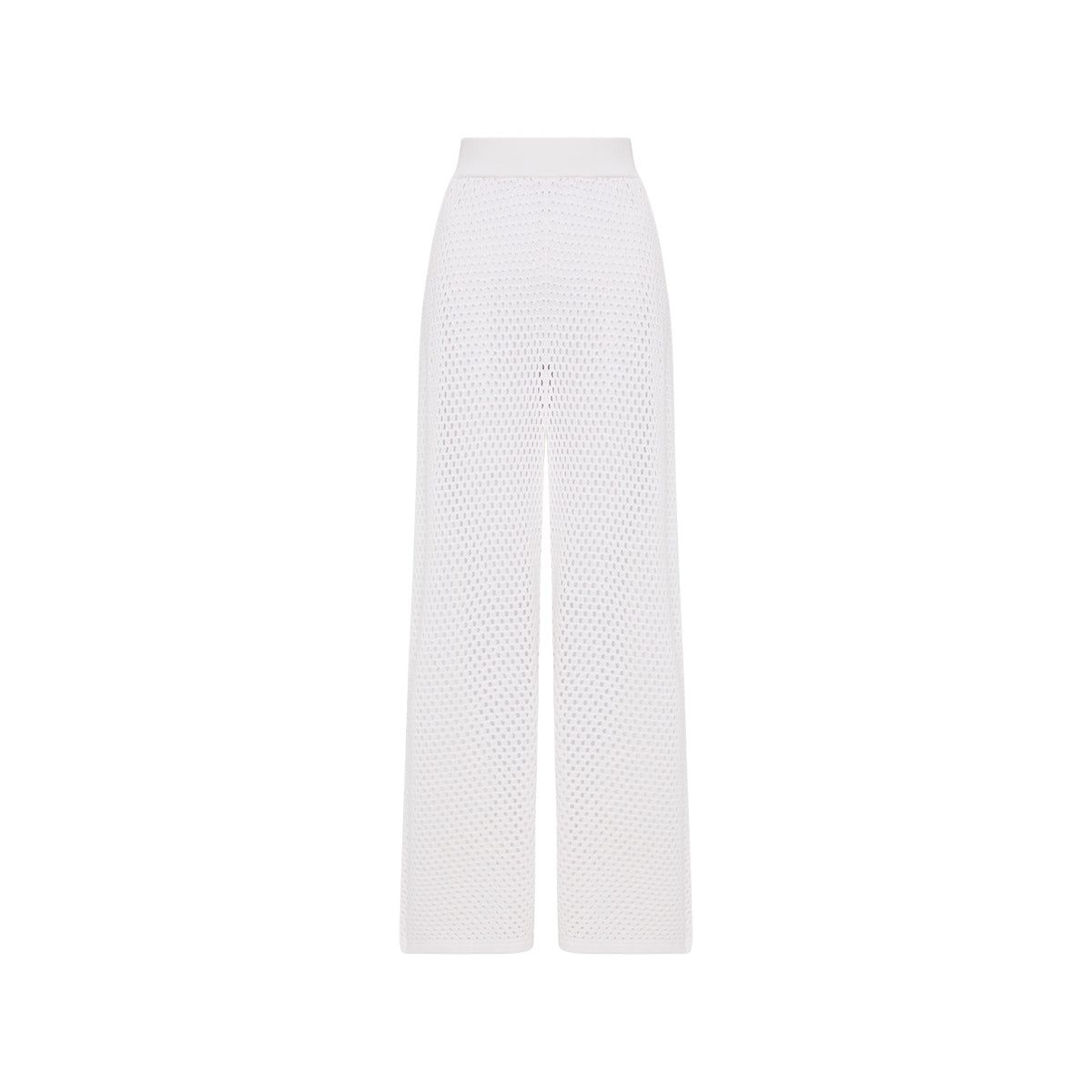 Crochet Knit Pants - White sold by Kulani Kinis