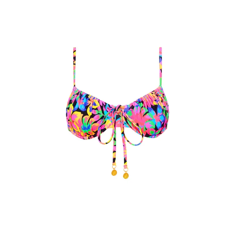 Ruched Underwire Bra Bikini Top - Disco Doll sold by Kulani Kinis