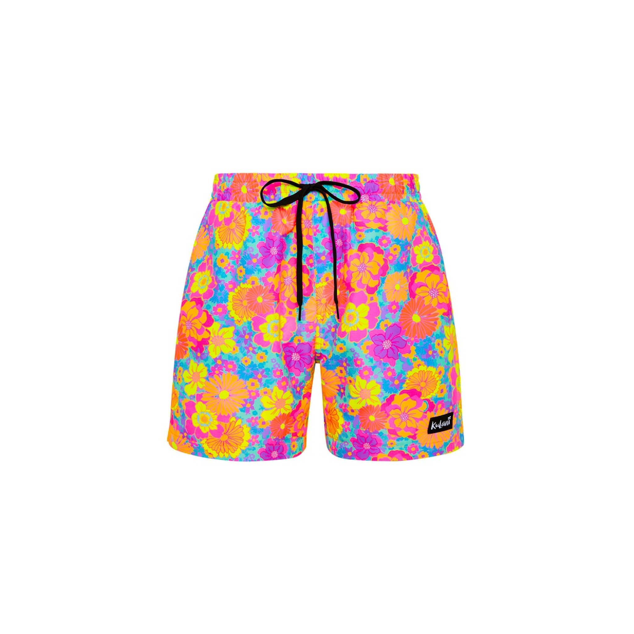 Men's Swim Trunks - Bermuda Bloom sold by Kulani Kinis