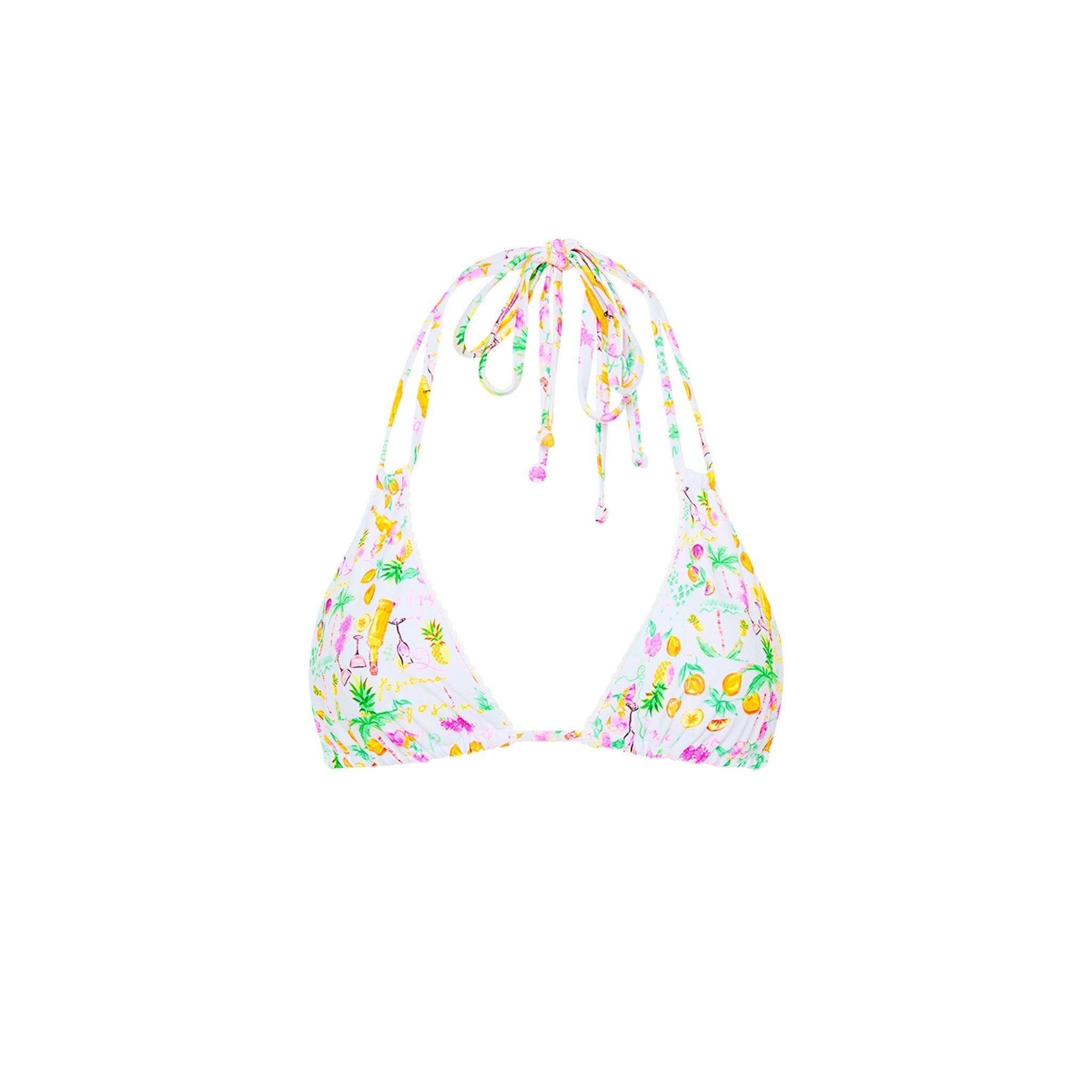 Halter Bralette Bikini Top - Saint Tropez sold by Kulani Kinis