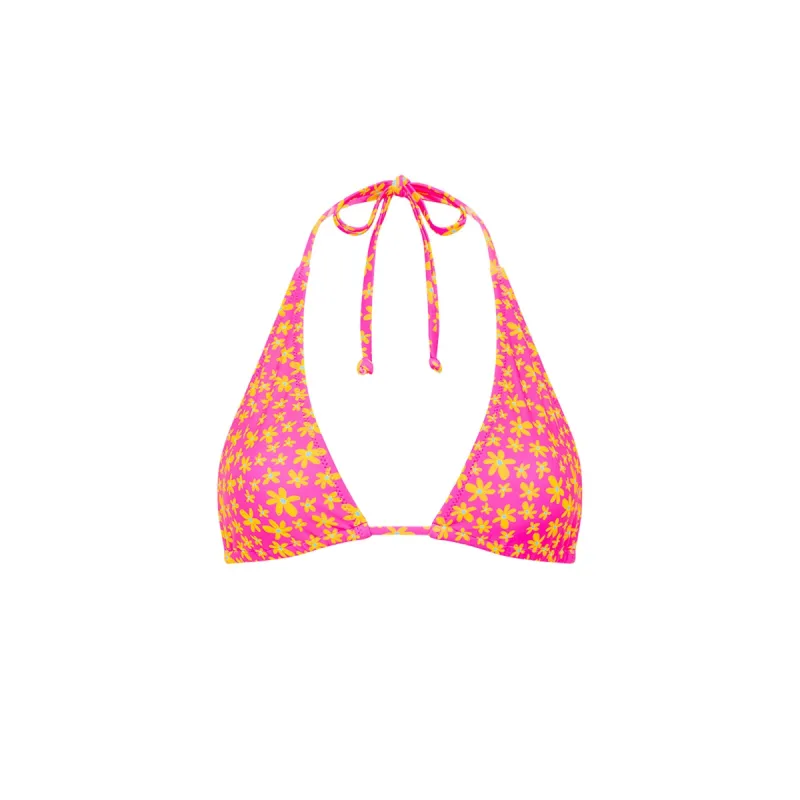 Classic Tie Halter Bikini Top - Berry Blush sold by Kulani Kinis
