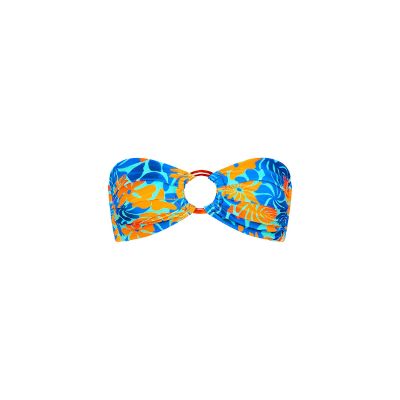 Strapless Bandeau Bikini Top - Azure sold by Kulani Kinis