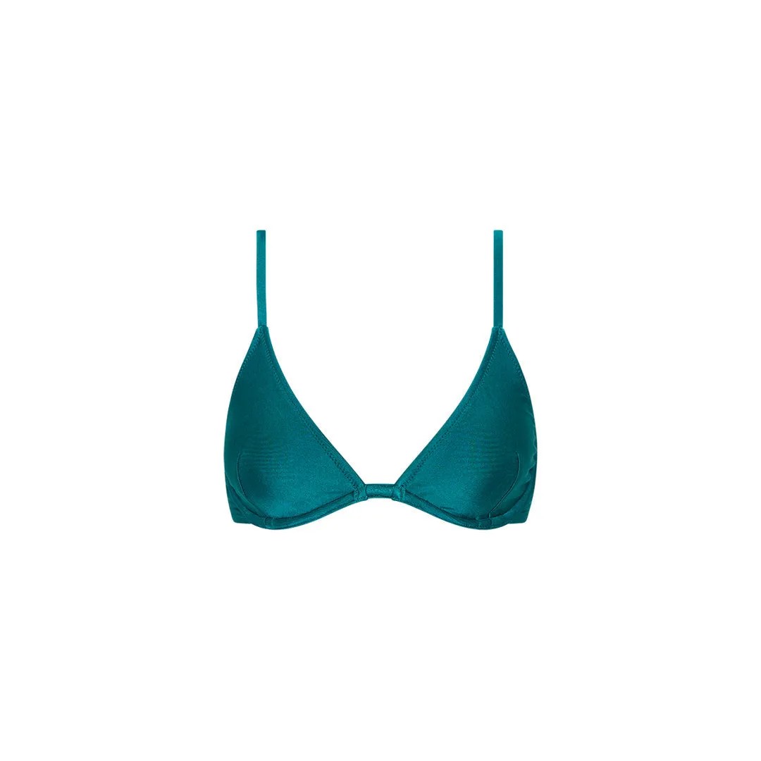 Underwire Triangle B-C Cup Bikini Top - Cenote sold by Kulani Kinis