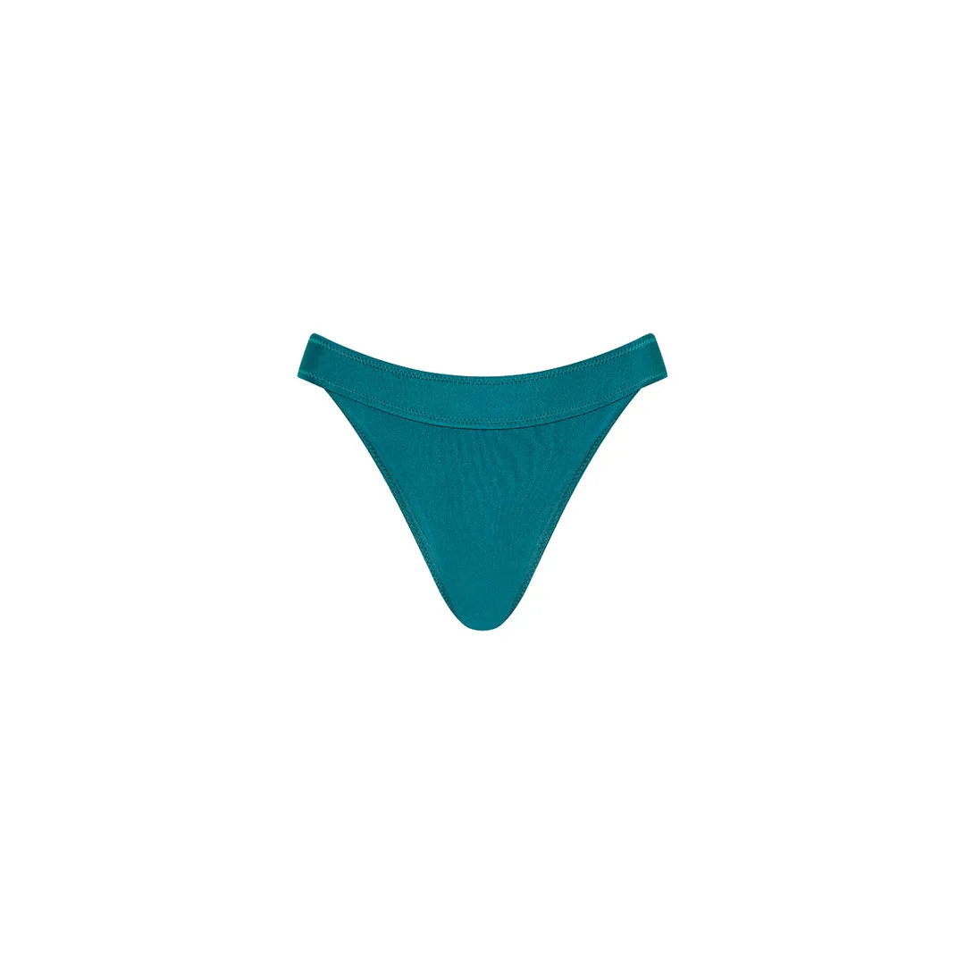 Wide Band Mid Full Coverage Bikini Bottom - Cenote sold by Kulani Kinis