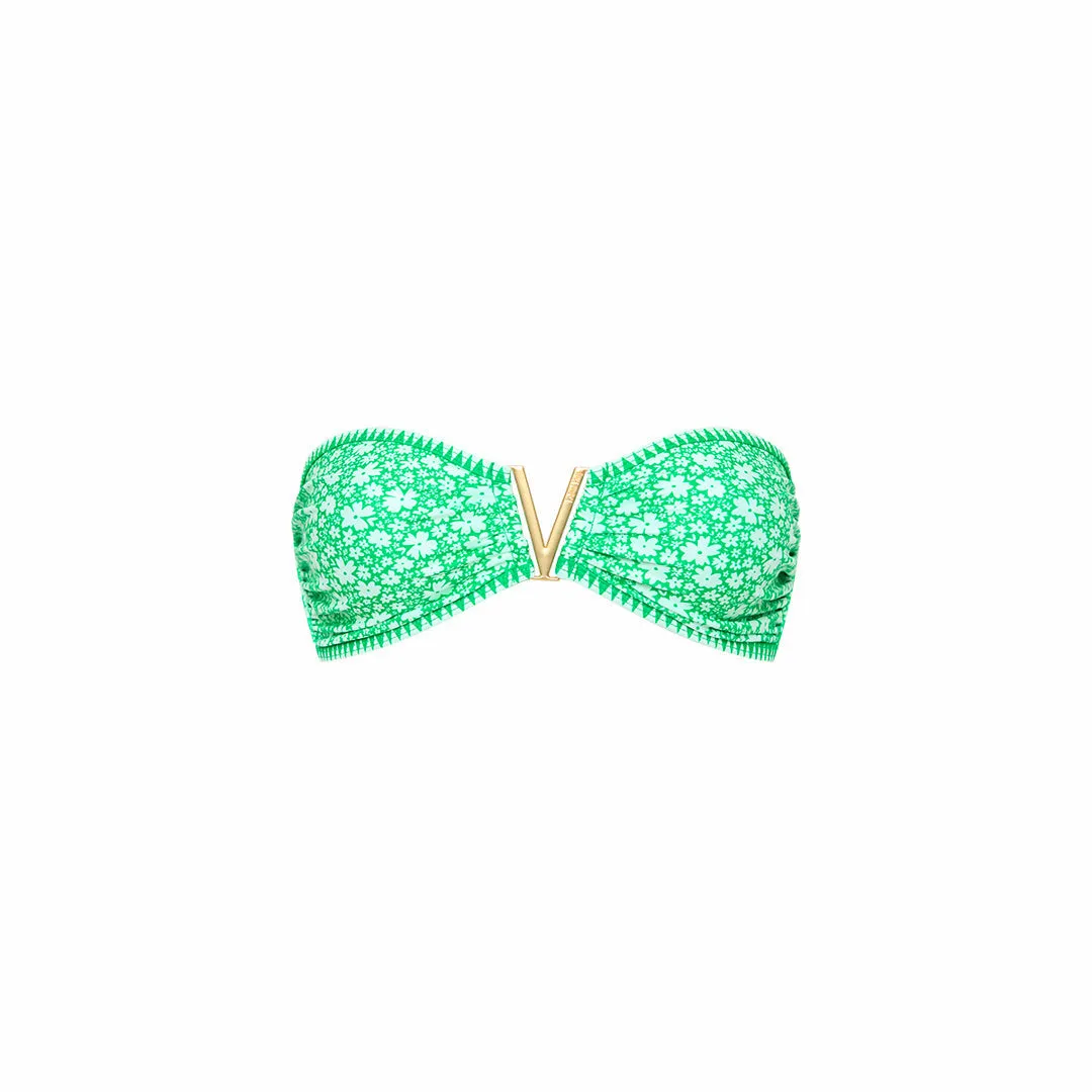 Mega V Strapless Bandeau Bikini Top - Tequila Spritz sold by Kulani Kinis