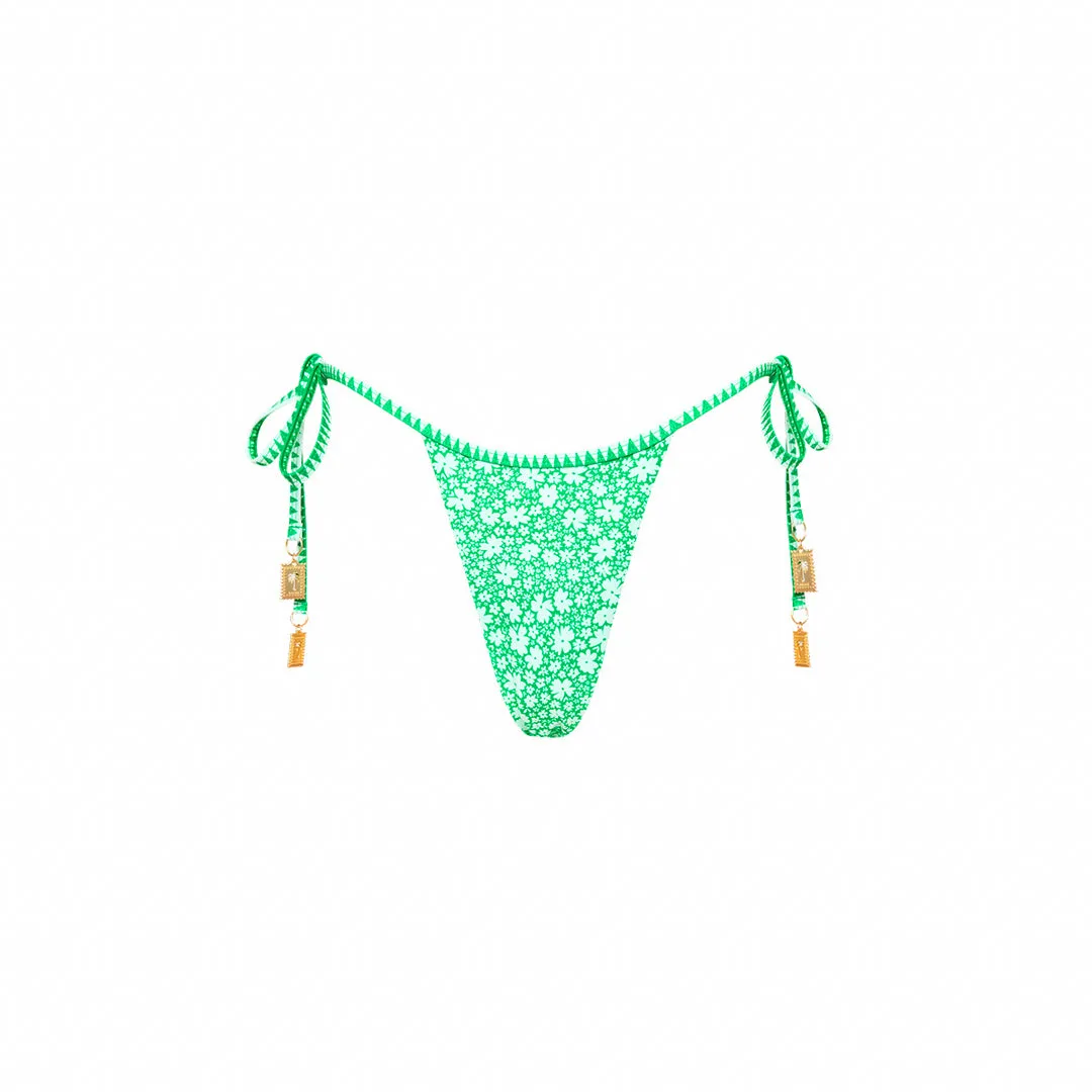 Micro Thong Tie Side Bikini Bottom - Tequila Spritz sold by Kulani Kinis