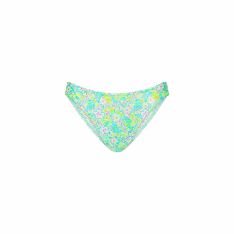 Vintage V Full Coverage Bikini Bottom - Hibiscus Fizz sold by Kulani Kinis