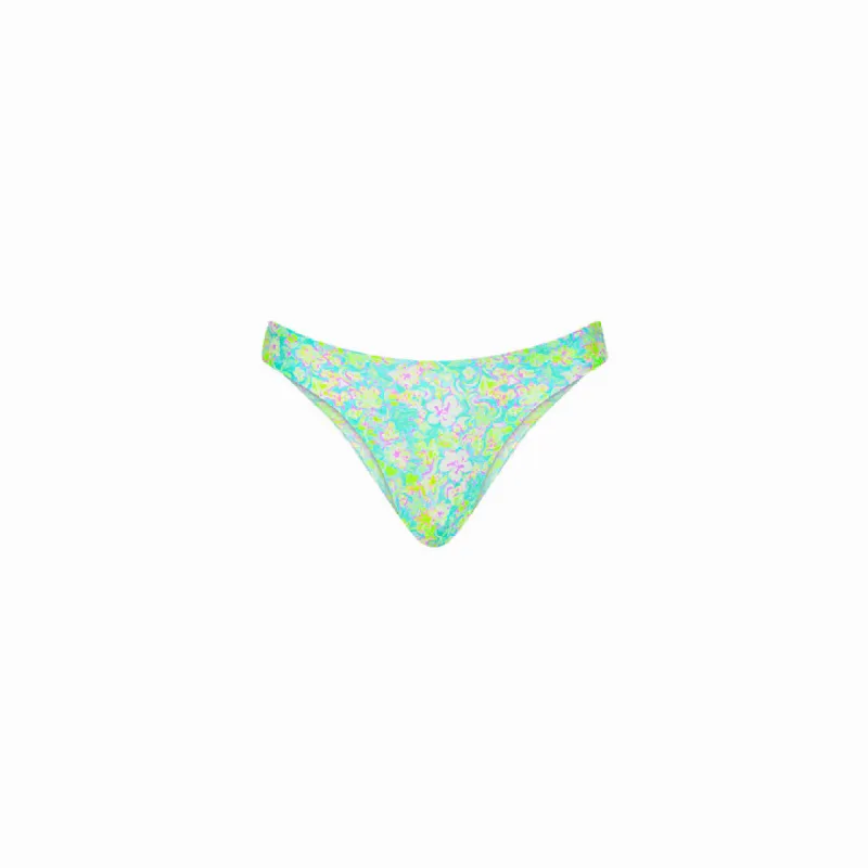 Minimal Full Coverage Bikini Bottom - Hibiscus Fizz sold by Kulani Kinis