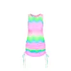 Summer Mesh Mini Dress - Candy Clouds sold by Kulani Kinis