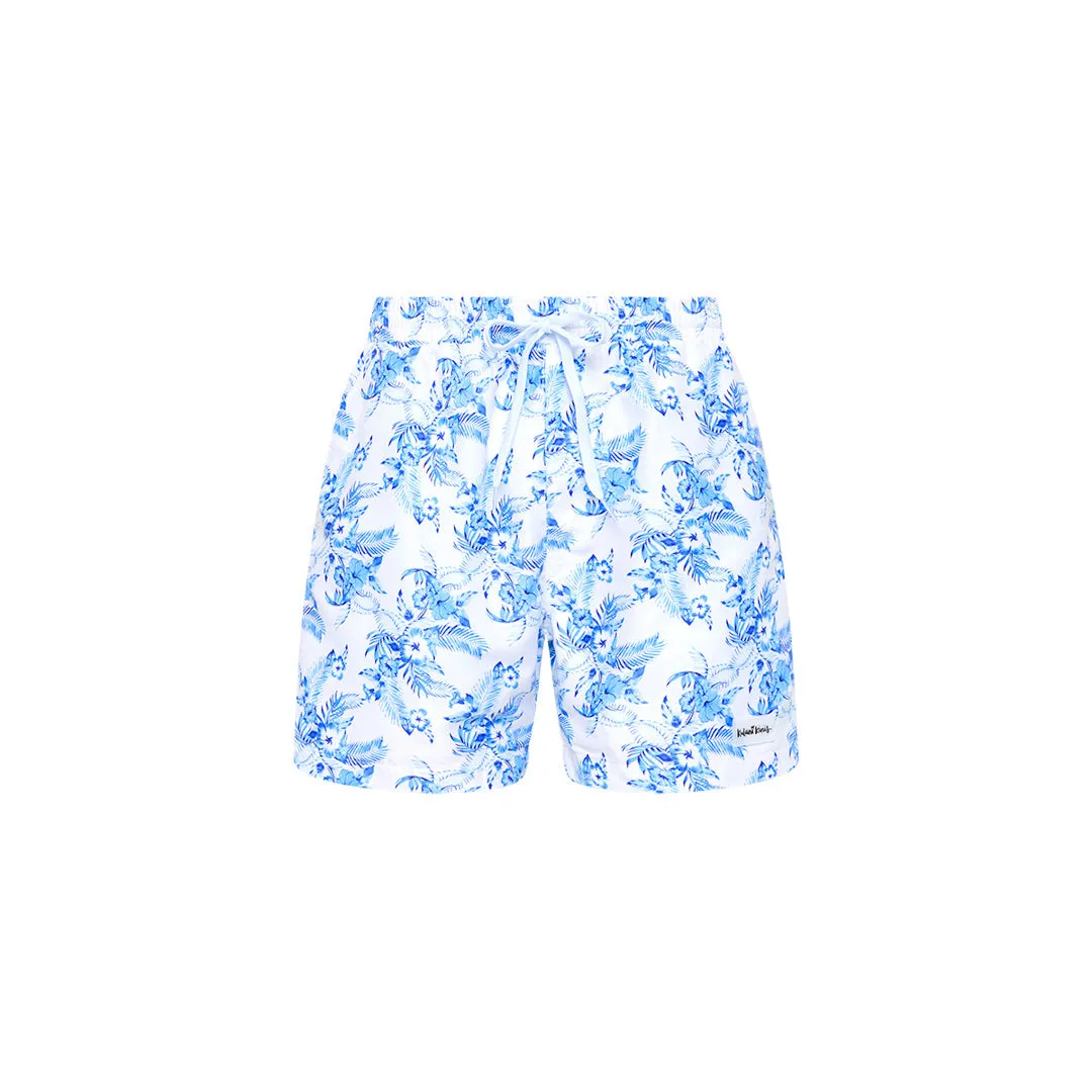 Men's Swim Trunks - Vintage Paradise sold by Kulani Kinis