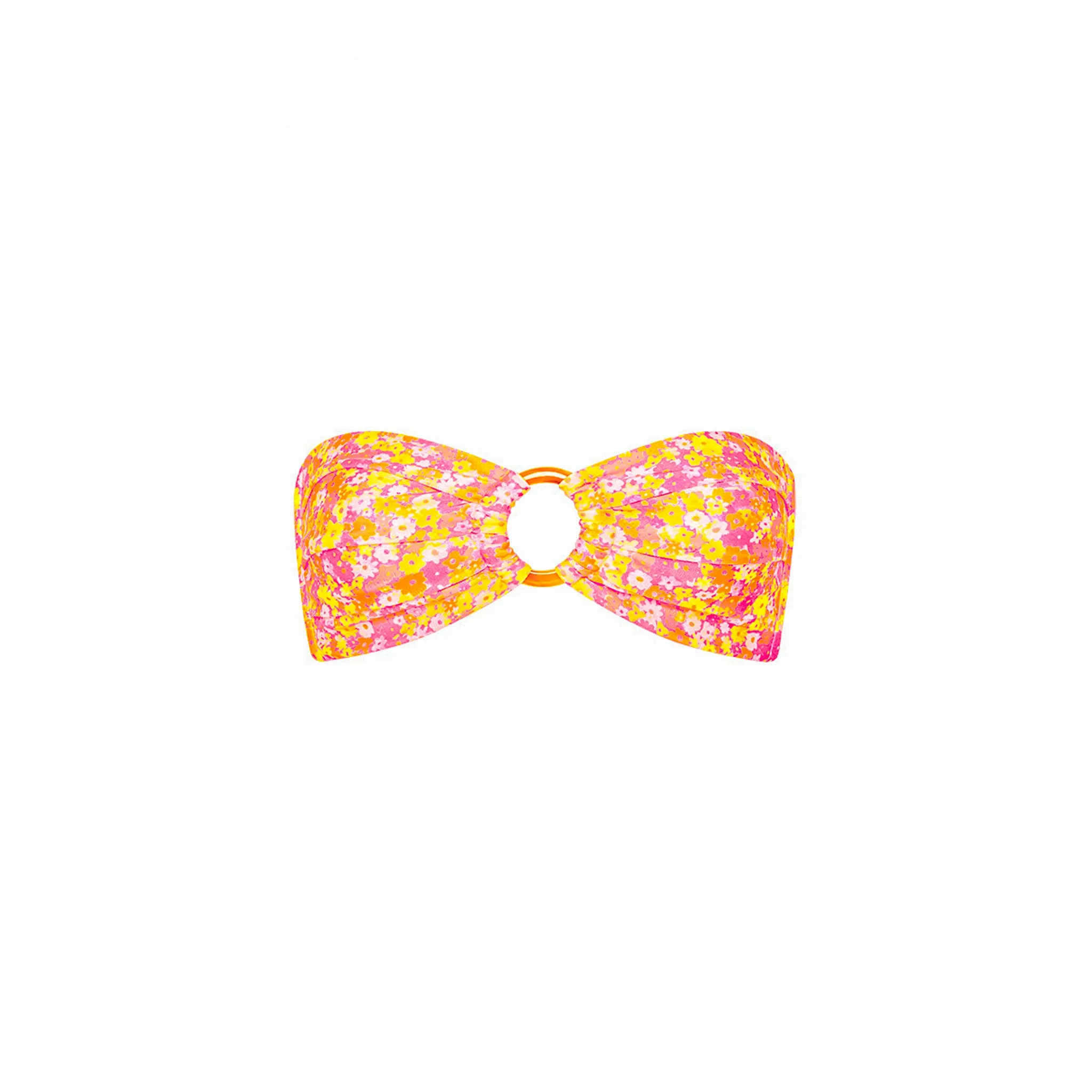 Strapless Bandeau Bikini Top - Mimosa Meadows sold by Kulani Kinis