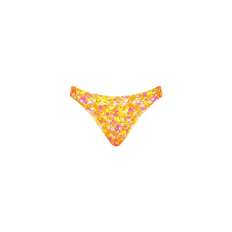 Minimal Full Coverage Bikini Bottom - Mimosa Meadows sold by Kulani Kinis