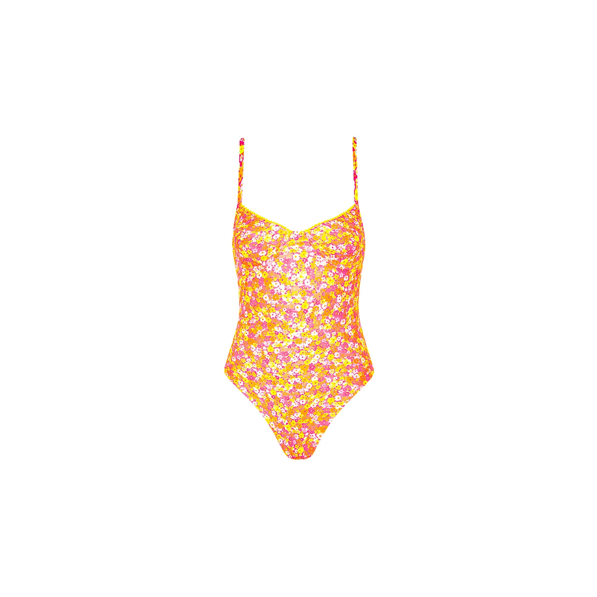 Underwire Cheeky One Piece - Mimosa Meadows sold by Kulani Kinis