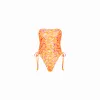 Ruched Bandeau One Piece - Mimosa Meadows sold by Kulani Kinis