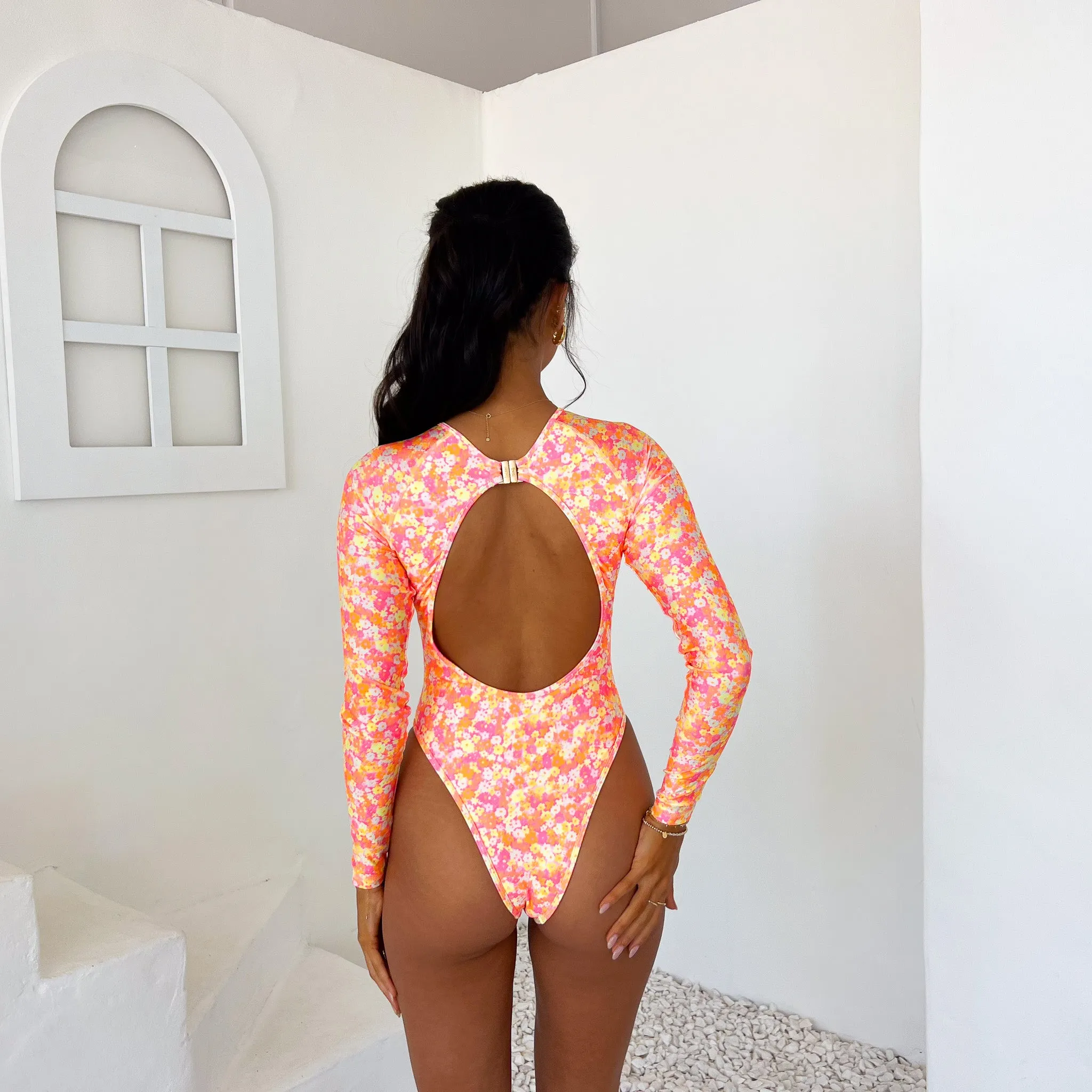 Long Sleeve Surf Suit - Mimosa Meadows sold by Kulani Kinis product image thumbnail 5