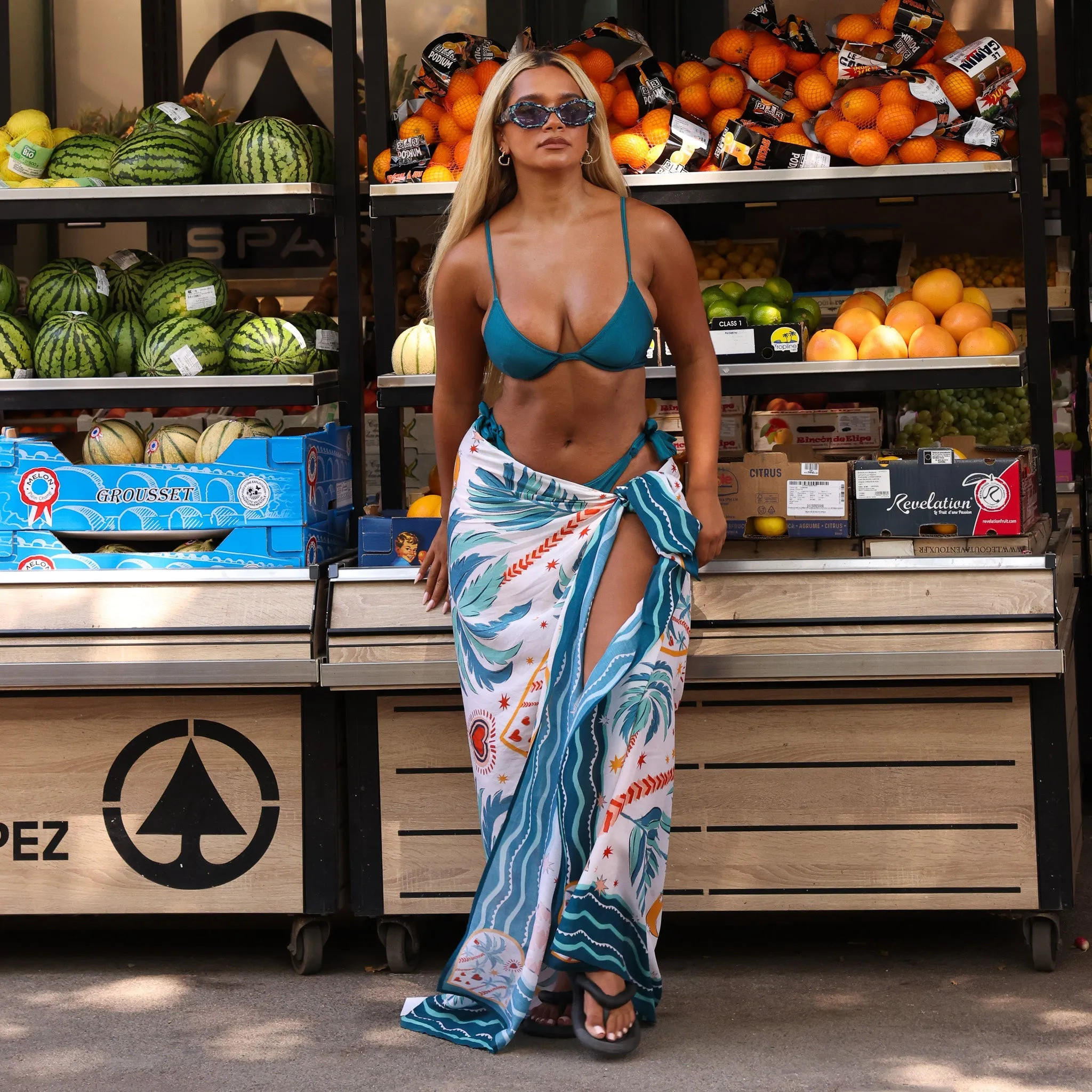 Sarong Cover Up - Viva Palms sold by Kulani Kinis product image thumbnail 2