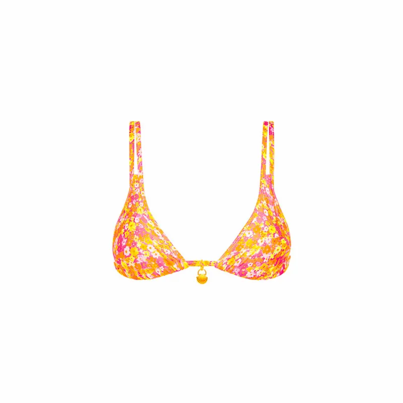 Twin Strap Bralette Bikini Top - Mimosa Meadows sold by Kulani Kinis