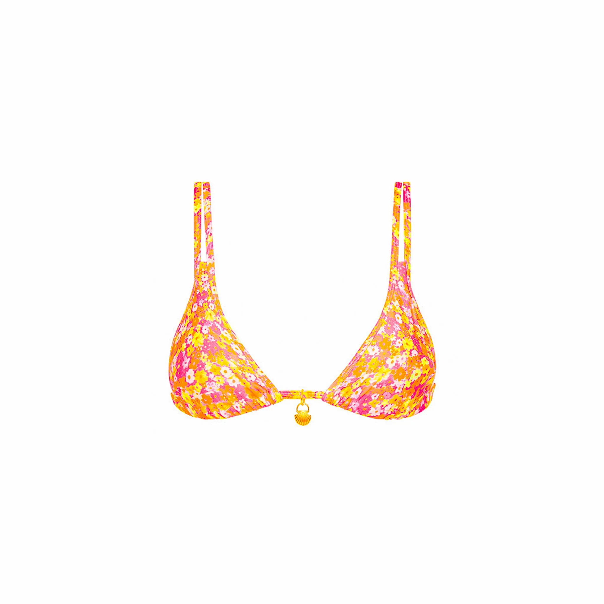 Twin Strap Bralette Bikini Top - Mimosa Meadows sold by Kulani Kinis