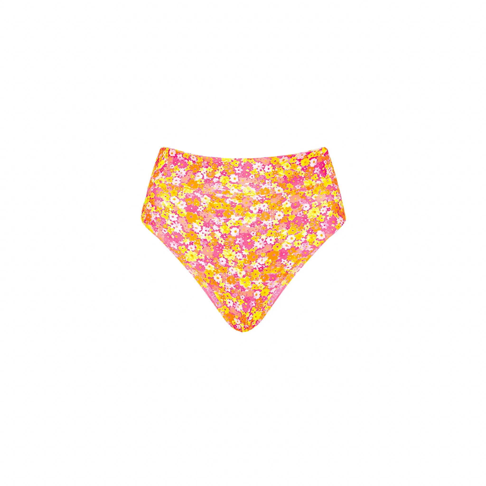High Hip Cheeky Bikini Bottom - Mimosa Meadows sold by Kulani Kinis