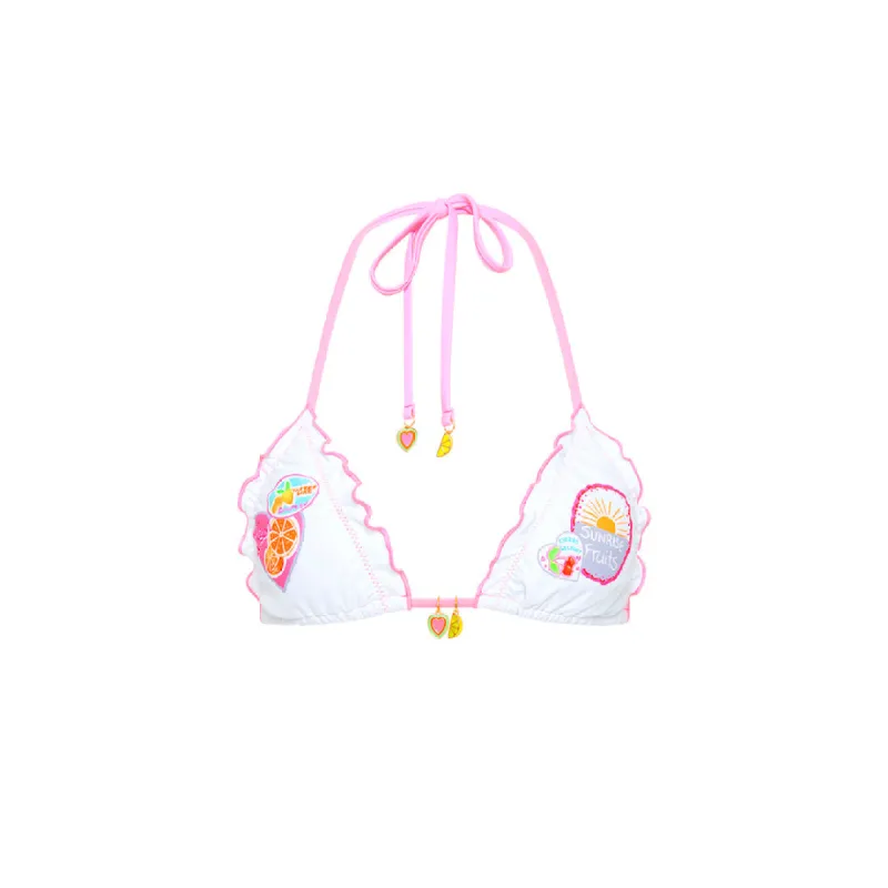 Lettuce Edge Bralette Bikini Top - Cutie Frutti sold by Kulani Kinis