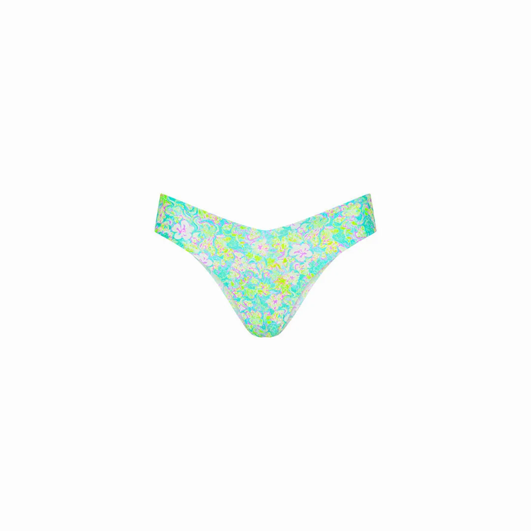 Cheeky V Bikini Bottom - Hibiscus Fizz sold by Kulani Kinis
