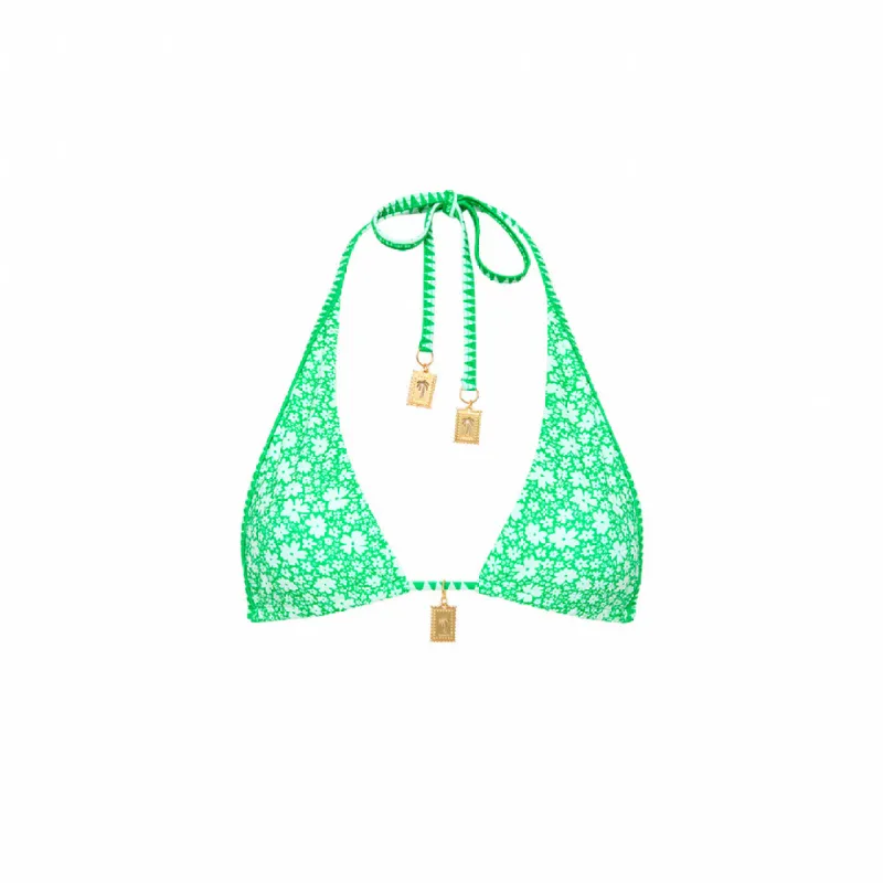 Bind Tie Halter Bikini Top - Tequila Spritz sold by Kulani Kinis