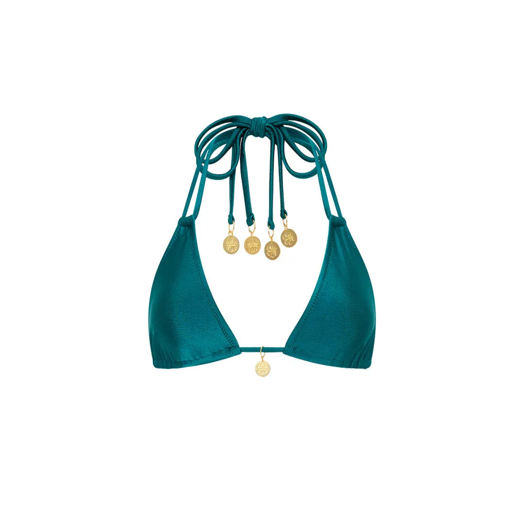 Halter Bralette Bikini Top - Cenote sold by Kulani Kinis