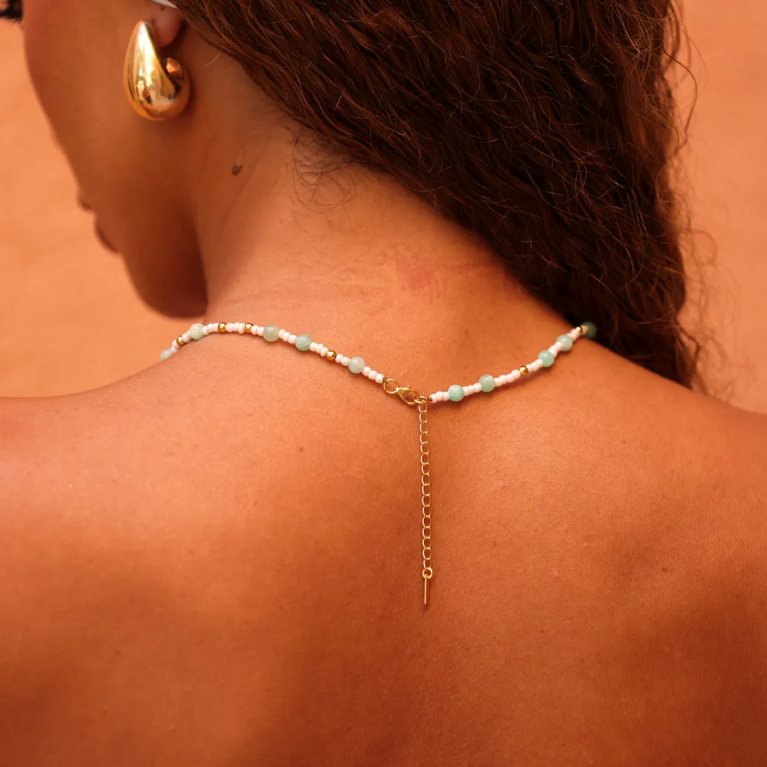 Beaded Gem Necklace - Amazonite sold by Kulani Kinis product image thumbnail 4