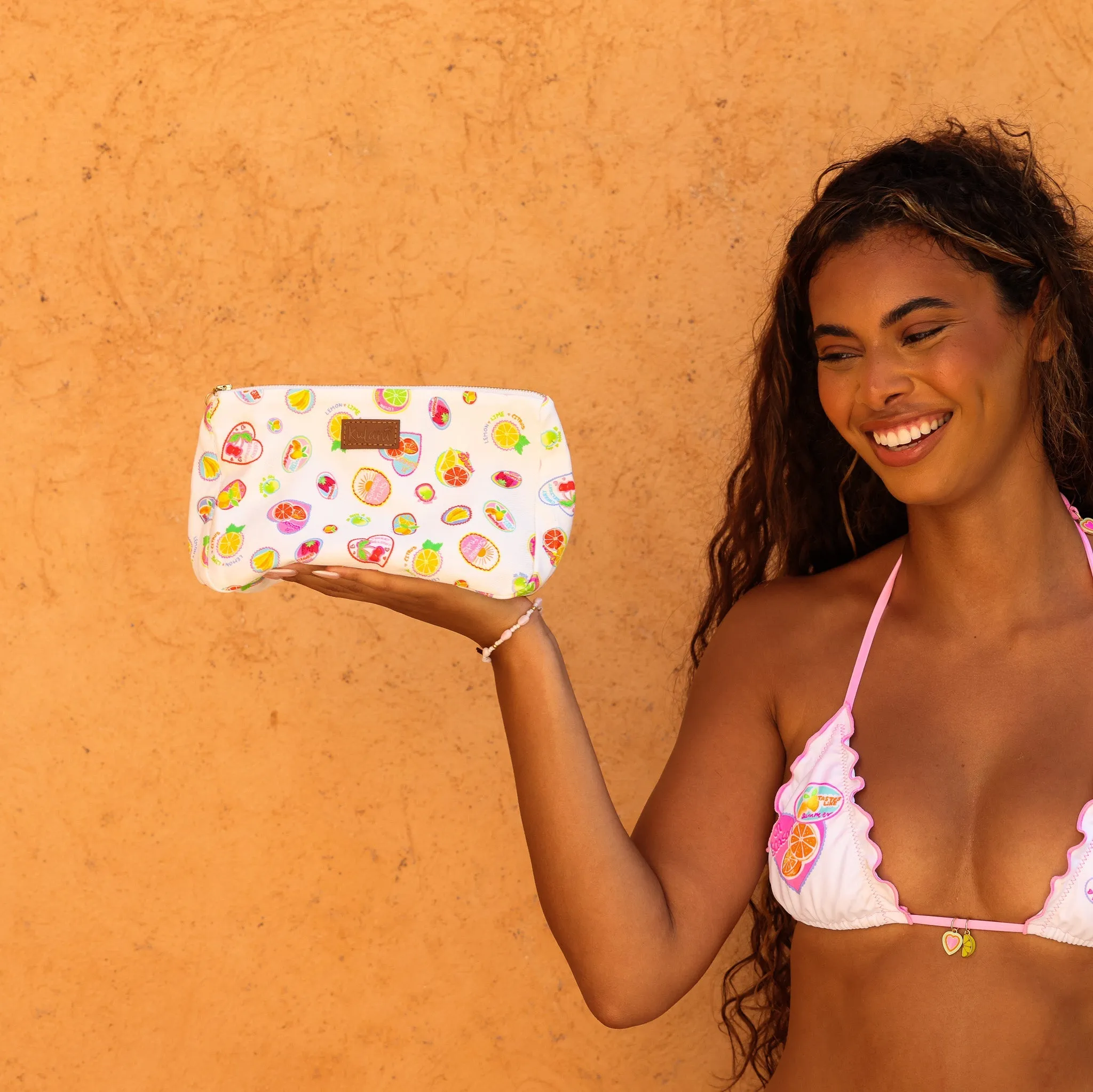 Beach Pouch - Cutie Frutti sold by Kulani Kinis product image thumbnail 5