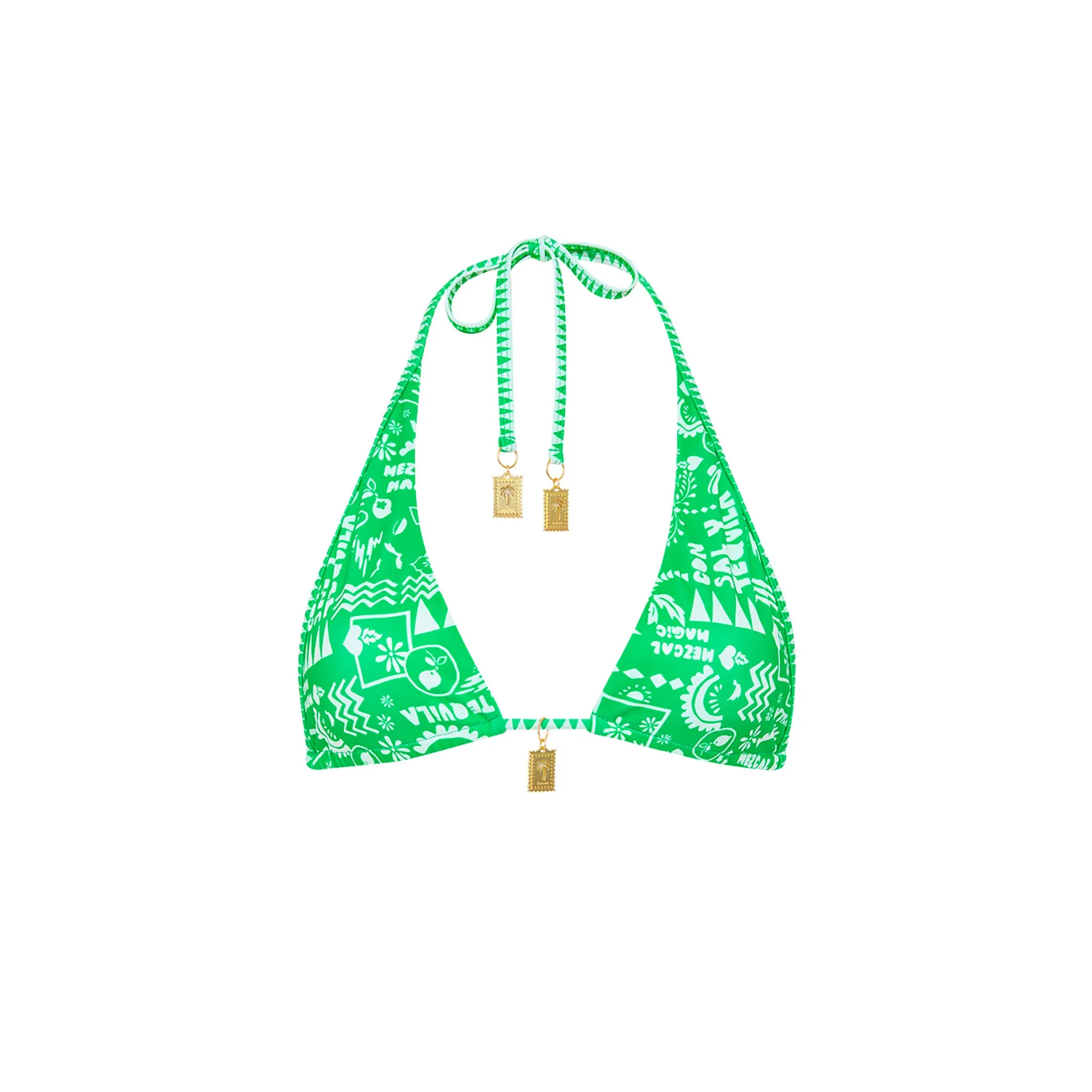 Bind Tie Halter Bikini Top - Sol Dia sold by Kulani Kinis