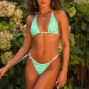 Bind Tie Halter Bikini Top - Sol Dia sold by Kulani Kinis