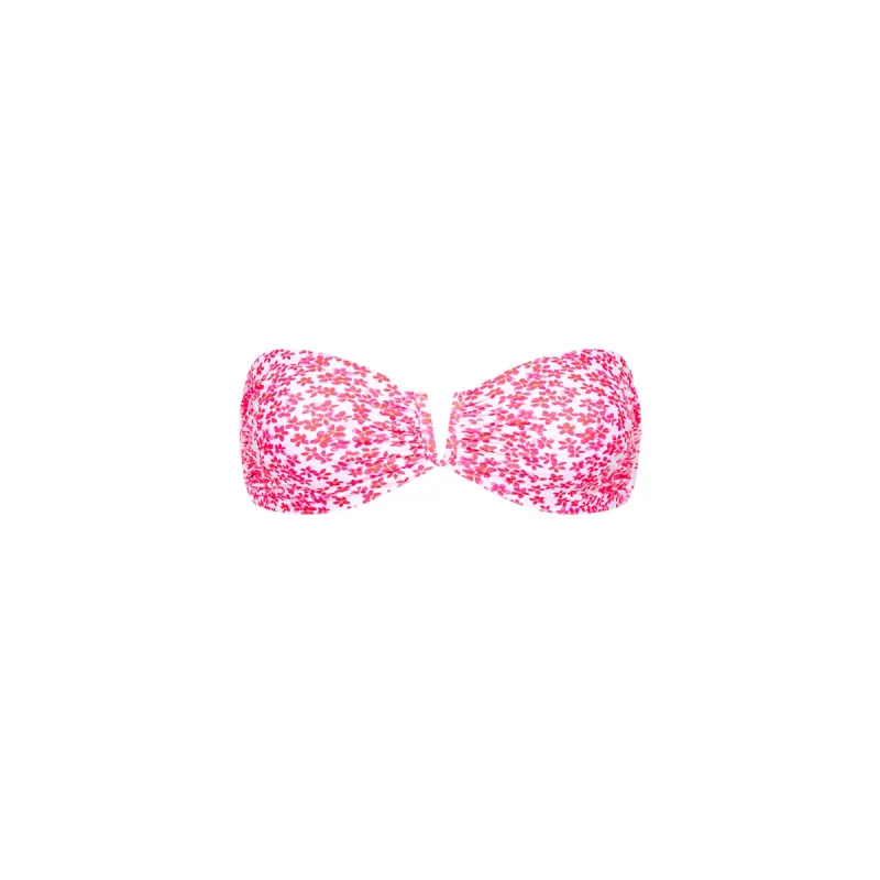 V Strapless Bandeau Bikini Top - Lovebug sold by Kulani Kinis