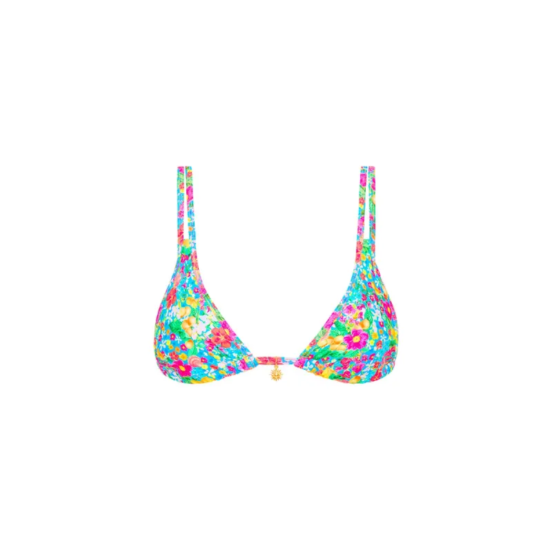 Twin Strap Bralette Bikini Top - Mermaid Garden sold by Kulani Kinis